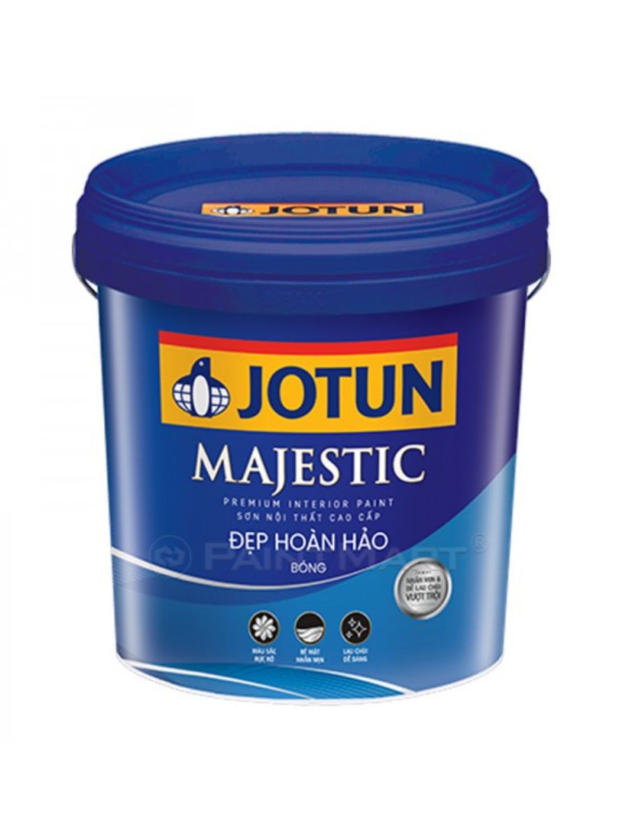 Sơn nước nội thất Jotun Majestic đẹp hoàn hảo (bóng) lon 5L