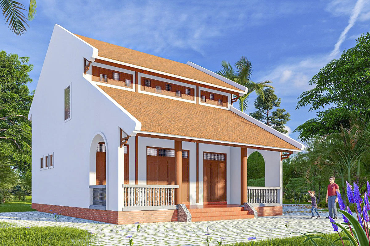 Thiết kế mẫu nhà mái Thái đẹp